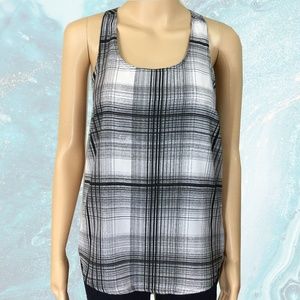 Mossimo Plaid Racerback Tank